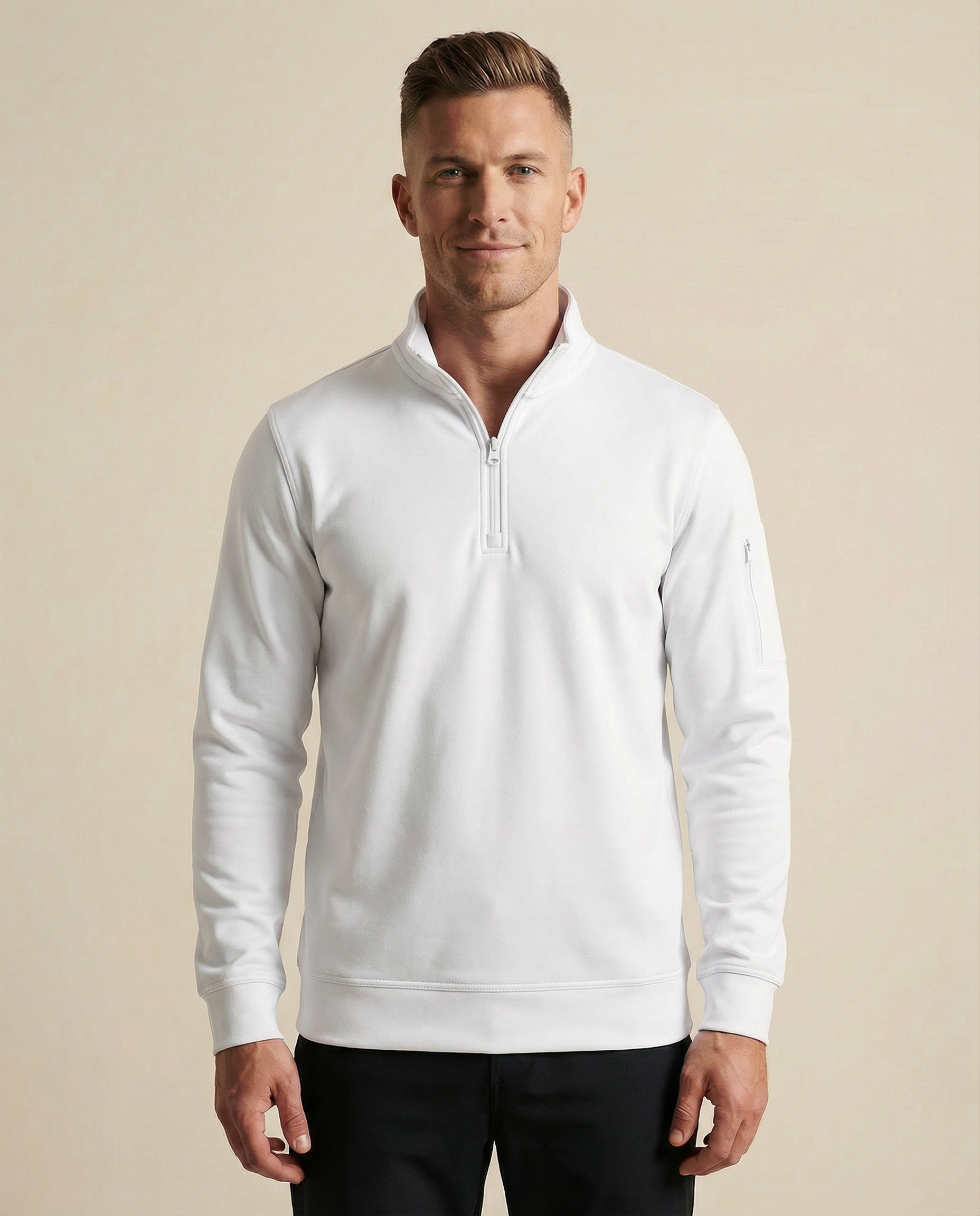 Clique Basic Active Sweatshirt Half Zip Unisex-12