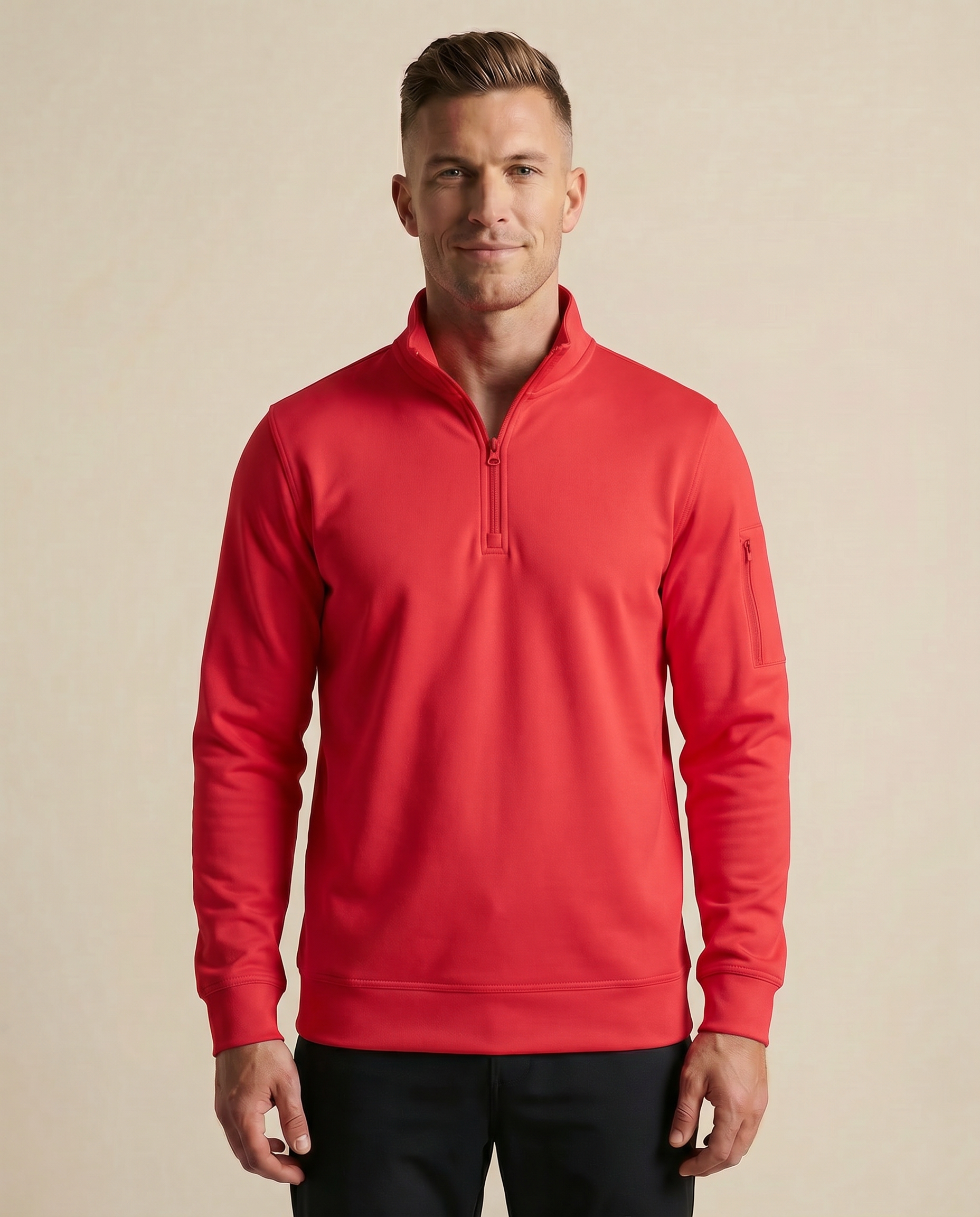 Clique Basic Active Sweatshirt Half Zip Unisex-10