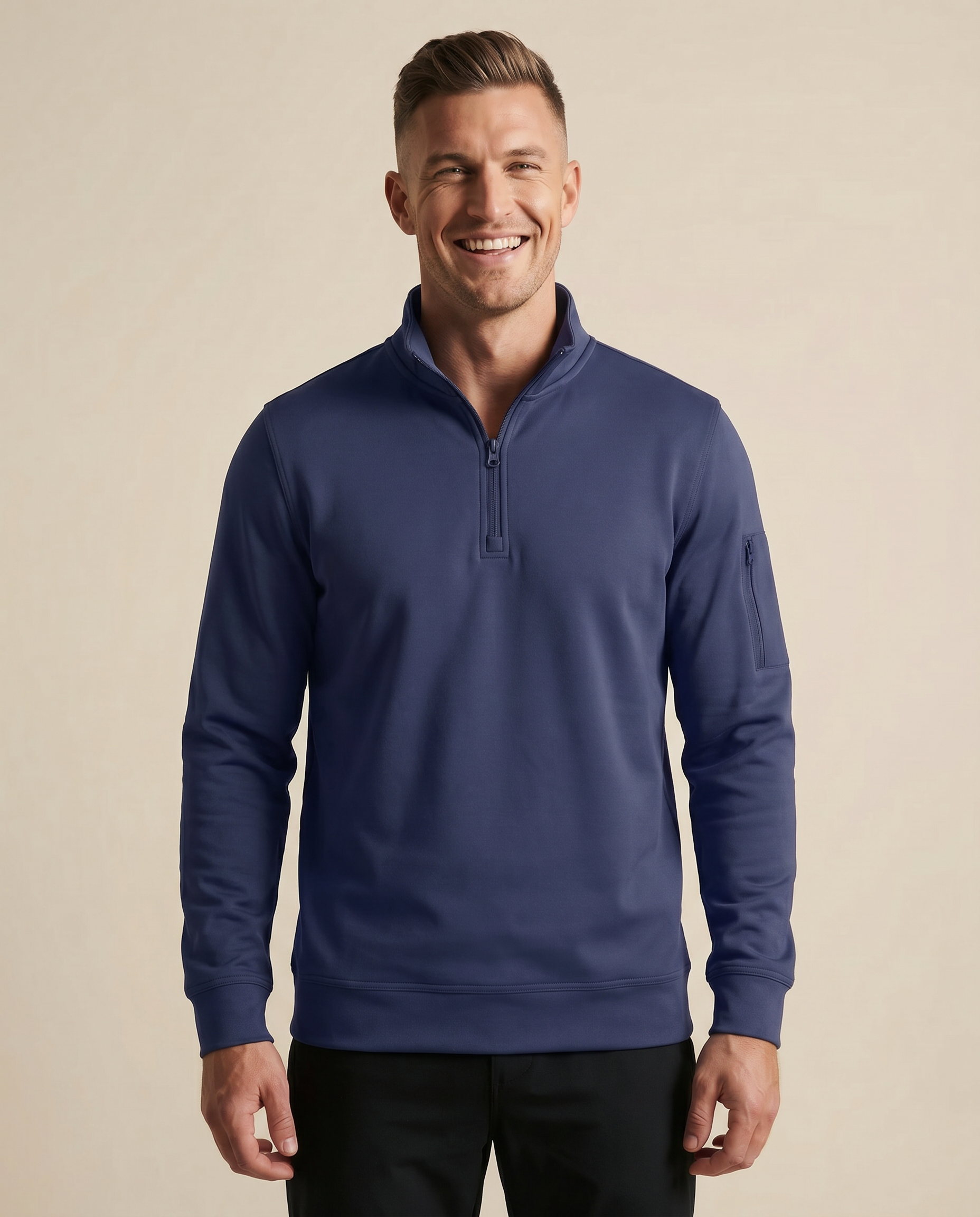 Clique Basic Active Sweatshirt Half Zip Unisex-6