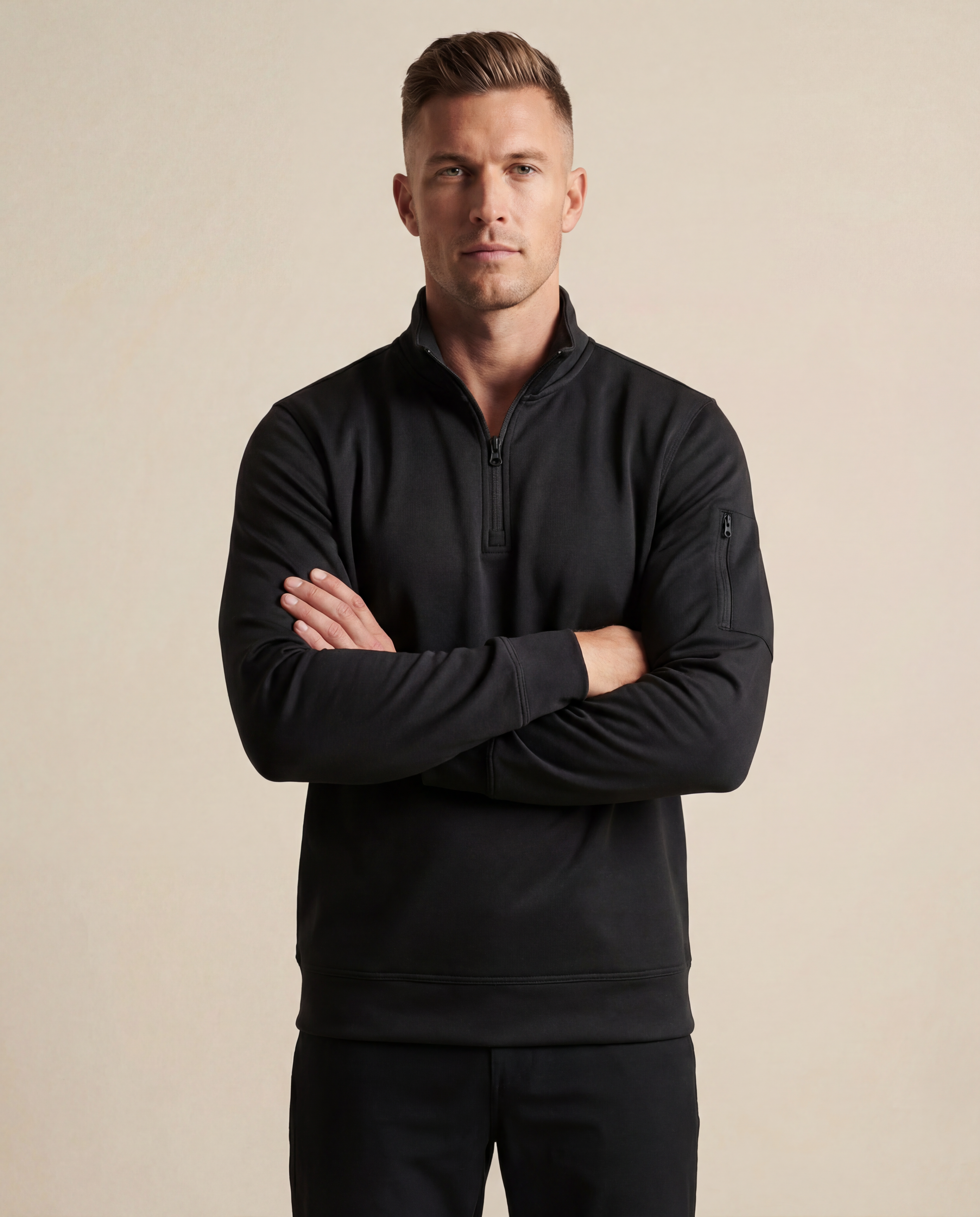Clique Basic Active Sweatshirt Half Zip Unisex