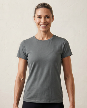 Cutter & Buck Manzanita Roundneck T-Shirt Dam - Grå