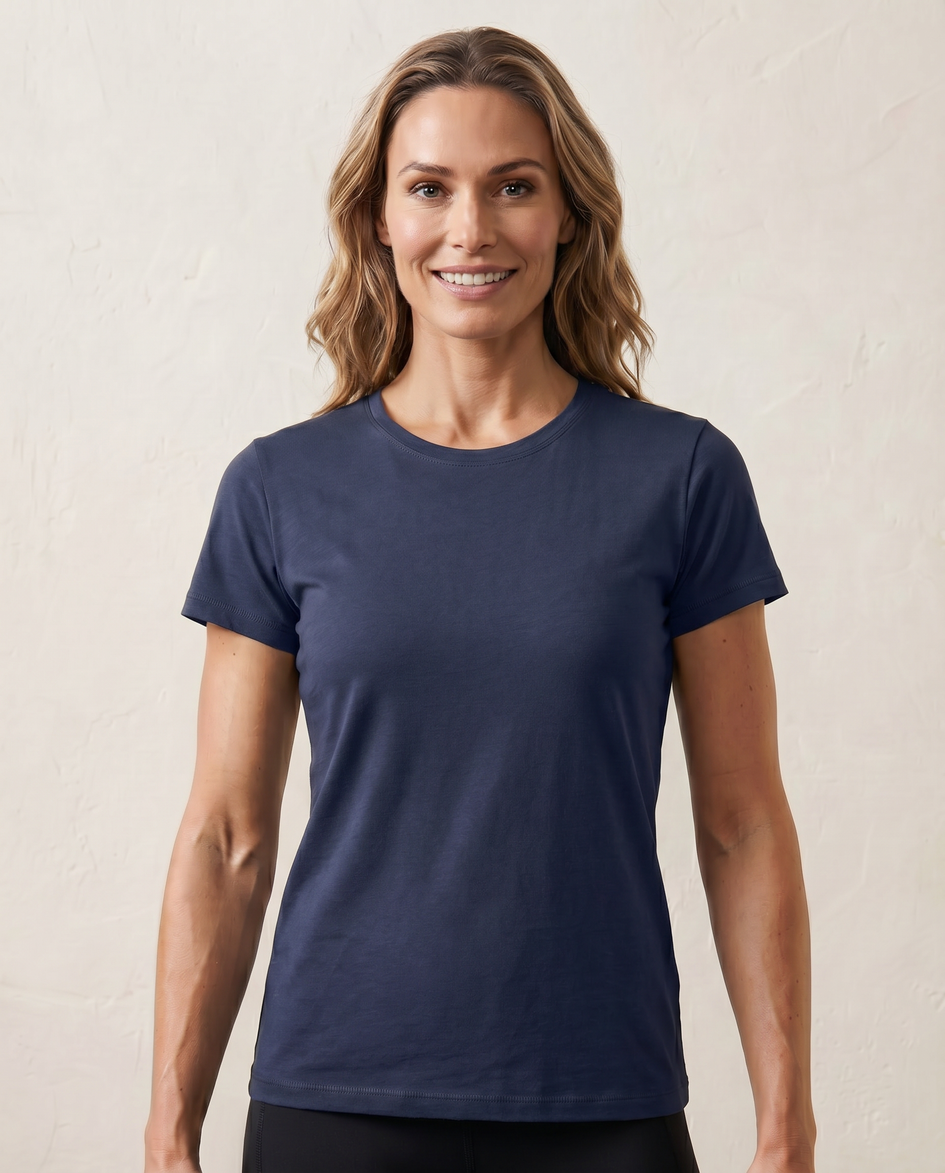 Cutter & Buck Manzanita Roundneck T-Shirt Dam - Mörk Marin