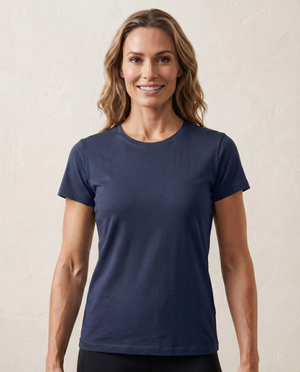 Cutter & Buck Manzanita Roundneck T-Shirt Dam - Mörk Marin