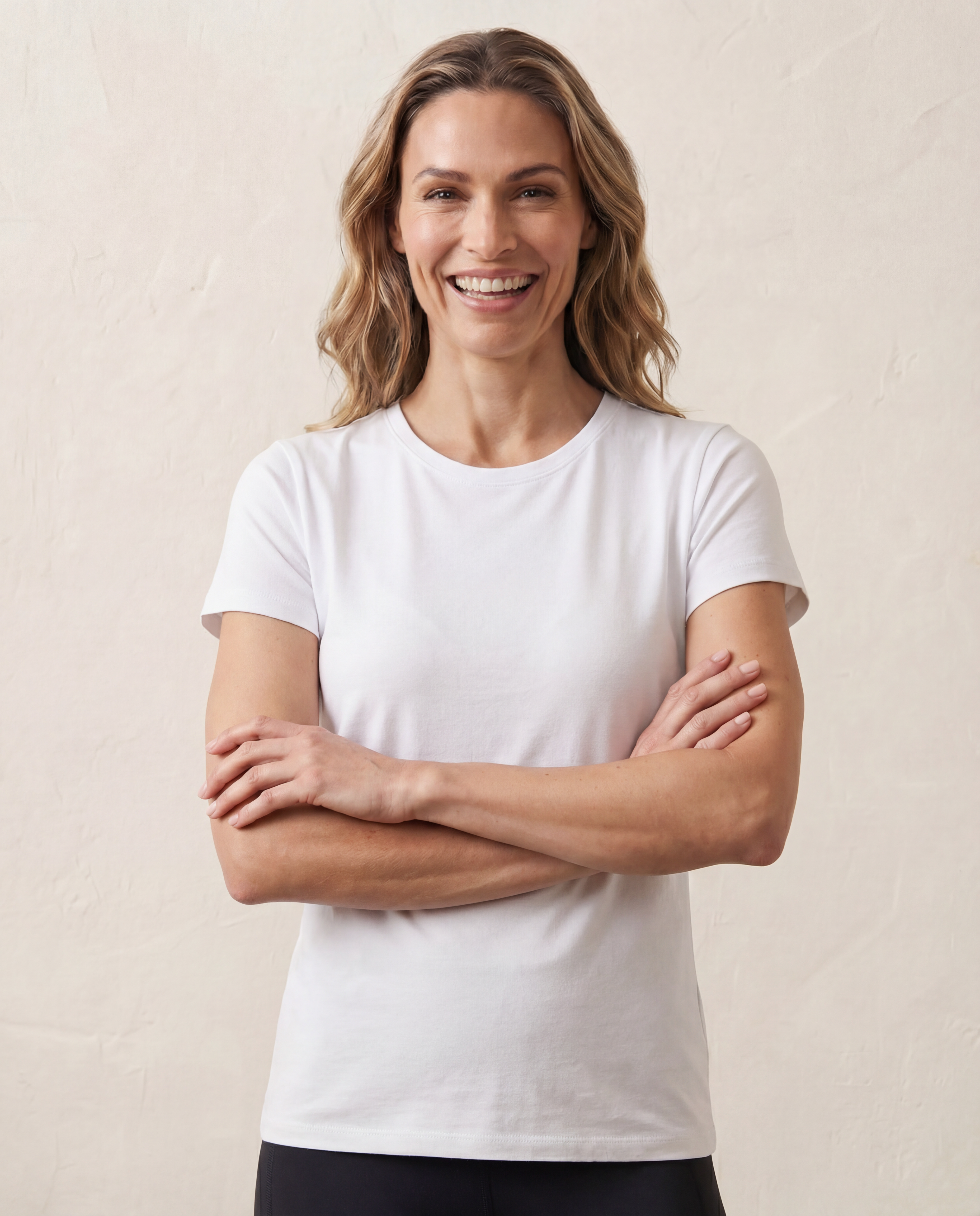 Cutter & Buck Manzanita Roundneck T-Shirt Dam - Vit