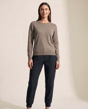 Cutter & Buck Oakville Crewneck Dam - Nougatmelerad
