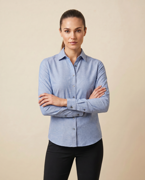 Cutter & Buck Advantage Skjorta Dam - Indigo Melange