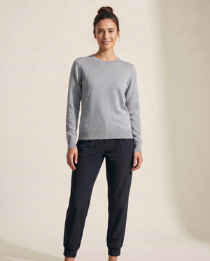 Cutter & Buck Oakville Crewneck Dam - Gråmelerad