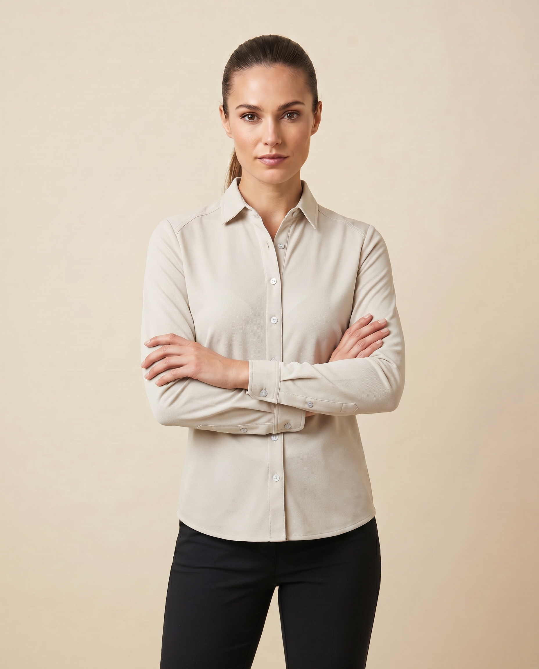 Cutter & Buck Advantage Skjorta Dam - Beige
