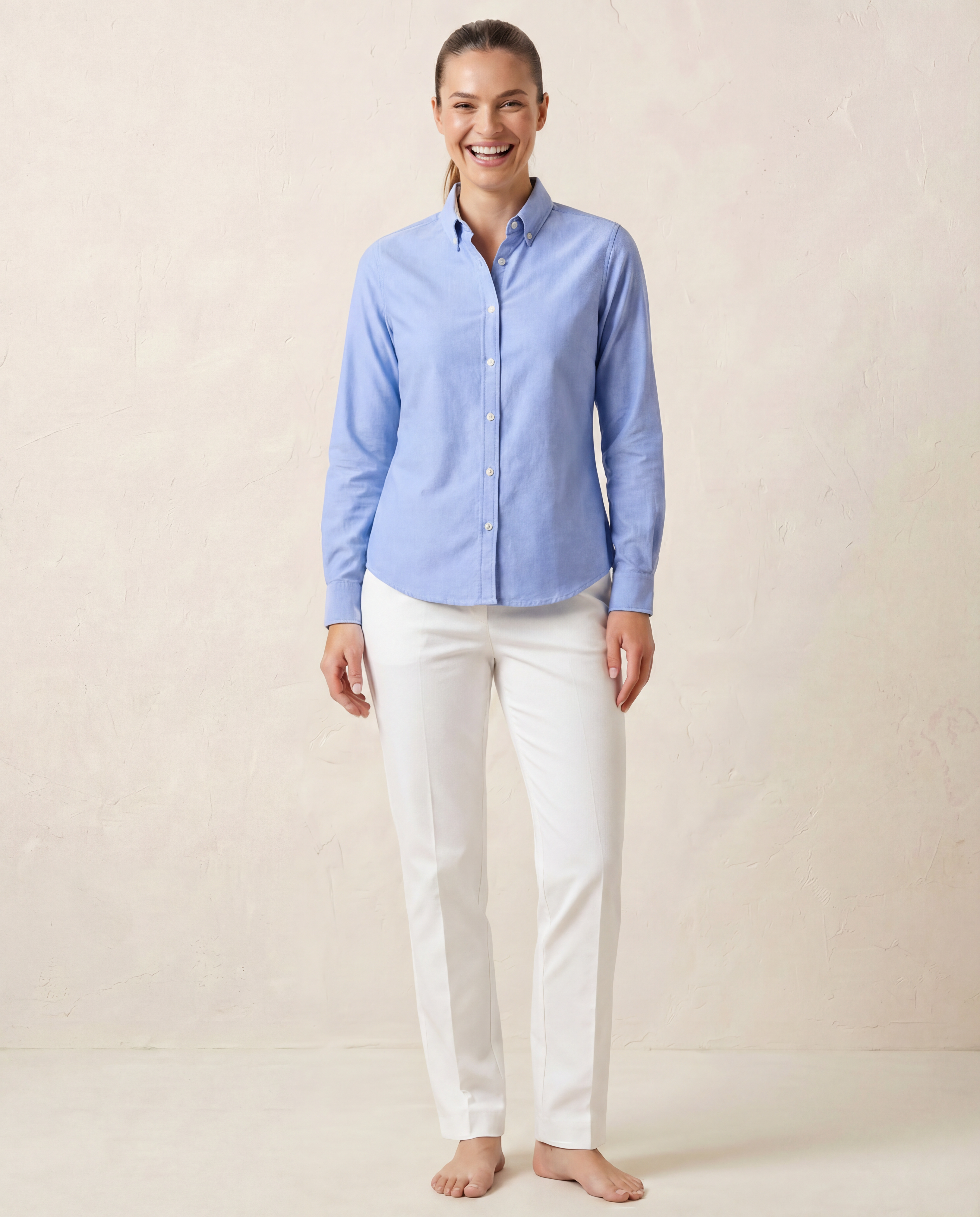 Cutter & Buck Belfair Oxford Skjorta Dam -  French Blue