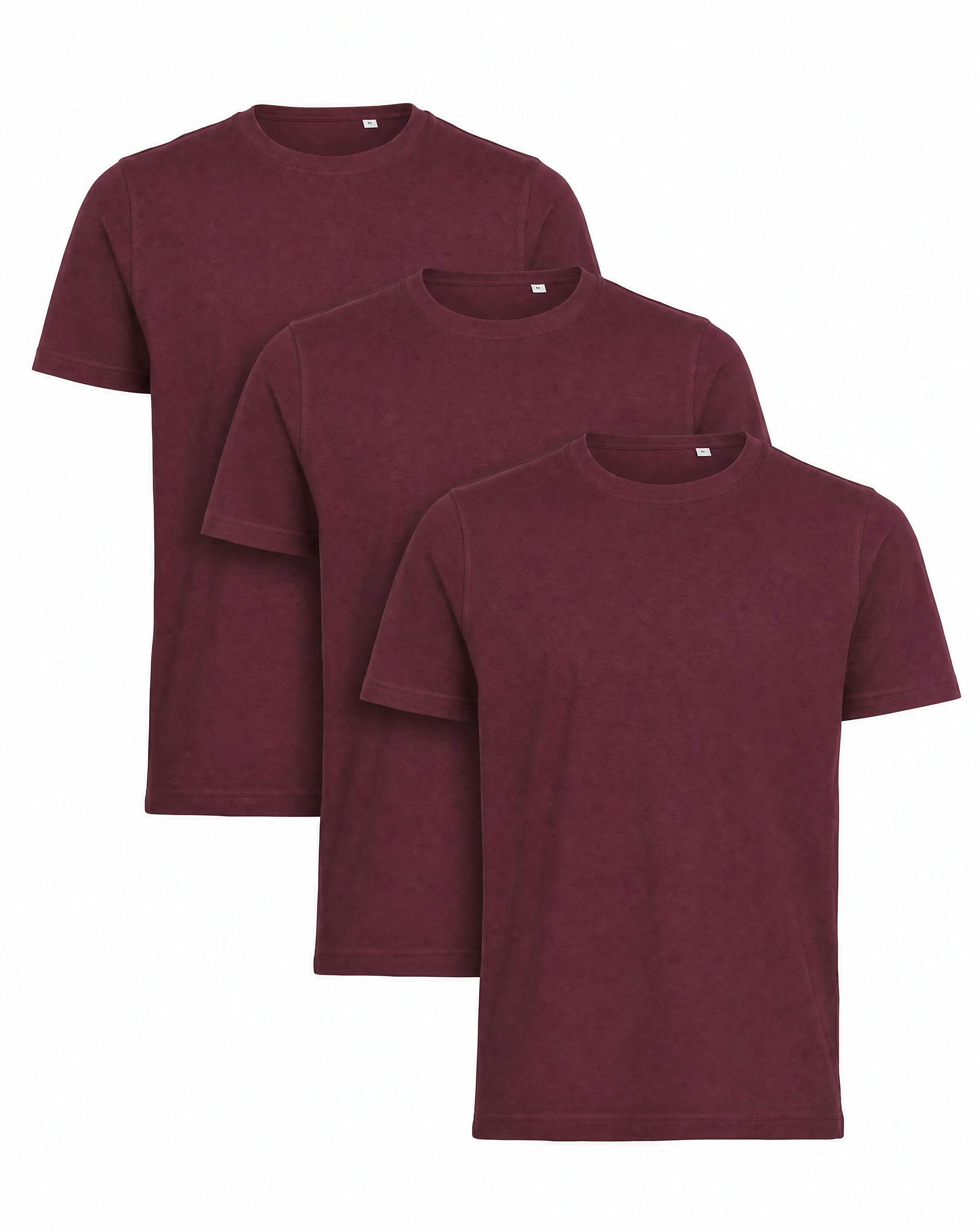 ACT Premium T-Shirt Herr (3 Pack) - Prune