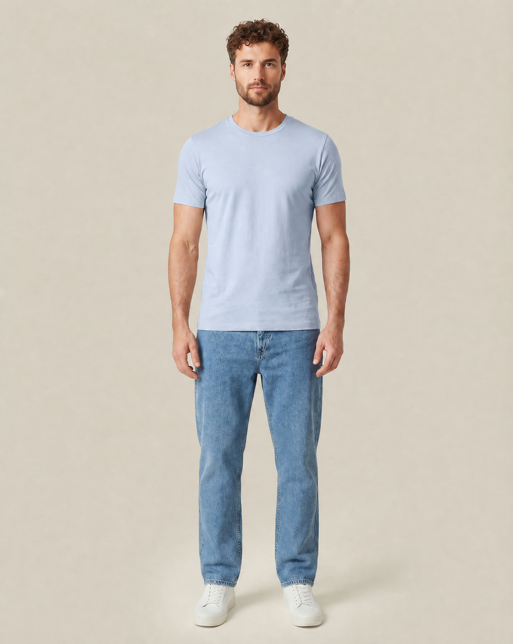 ACT Premium T-Shirt Herr (3 Pack) - Fog-2