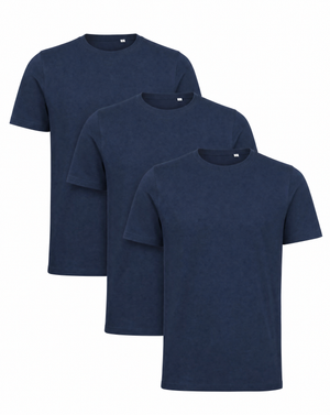 ACT Premium T-Shirt Herr (3 Pack) - Navy