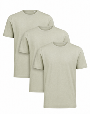 ACT Premium T-Shirt Herr (3 Pack) - Sage
