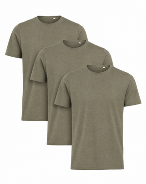 ACT Premium T-Shirt Herr (3 Pack) - Thyme