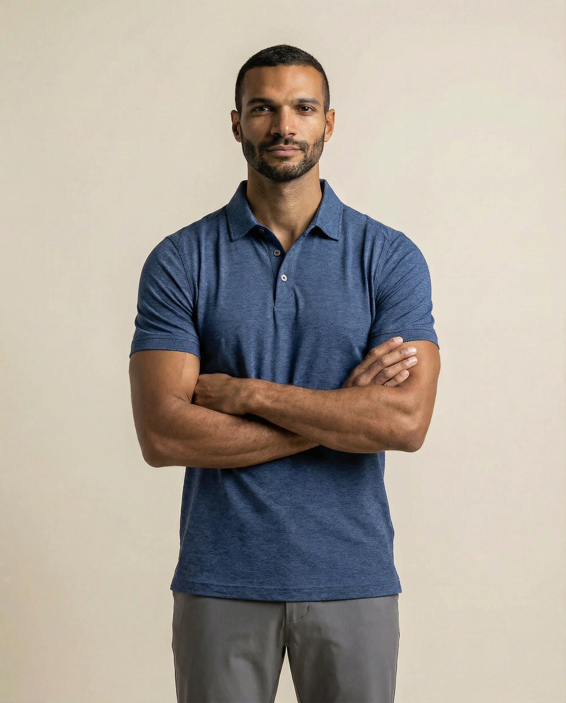 Cutter & Buck Advantage Polo Herr - Cobolt Melange