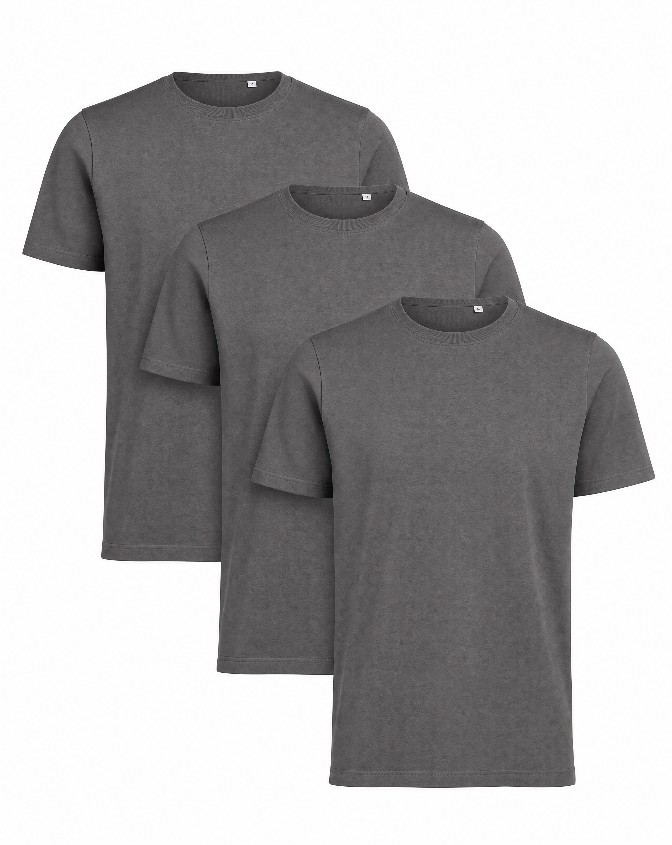 ACT Premium T-Shirt Herr (3 Pack) - Charcoal