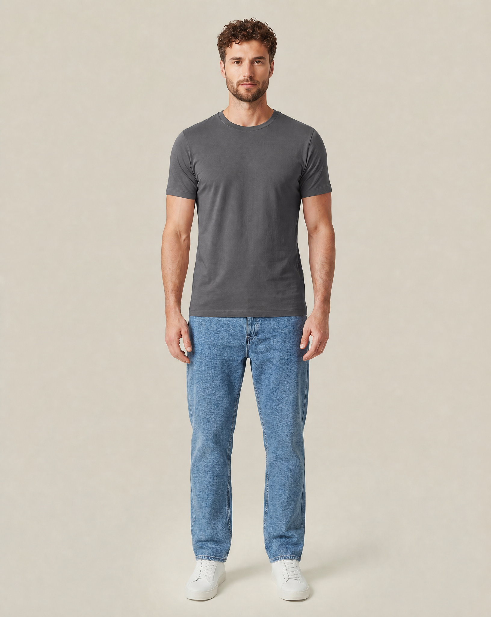 ACT Premium T-Shirt Herr (3 Pack) - Charcoal-2