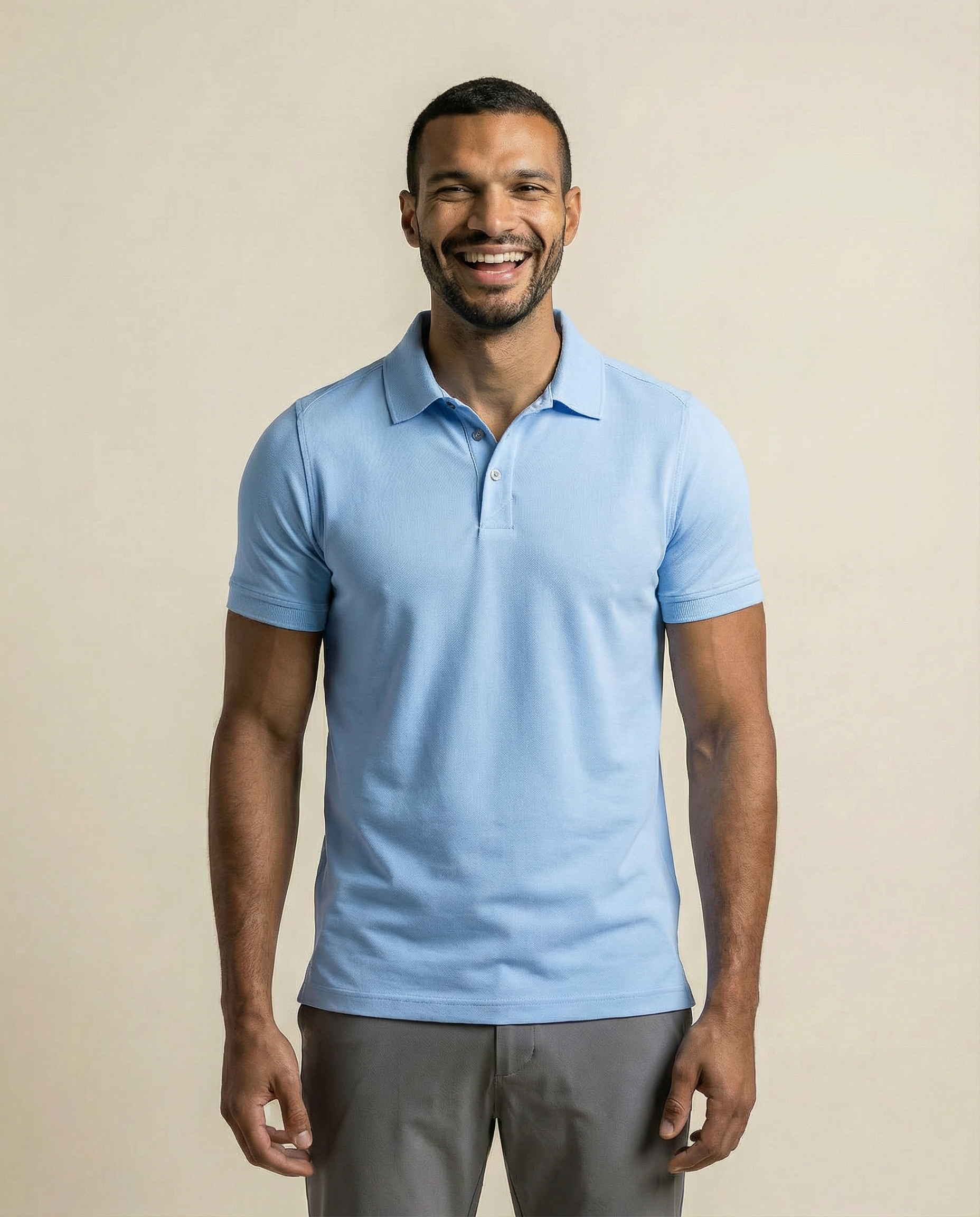 Cutter & Buck Advantage Polo Herr - Ljusblå