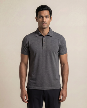 Cutter & Buck Advantage Polo Herr - Antracitmelerad