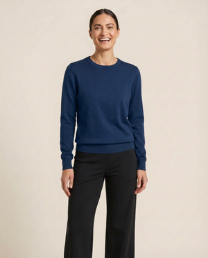 Cutter & Buck Oakville Crewneck Dam - Mörk Marin