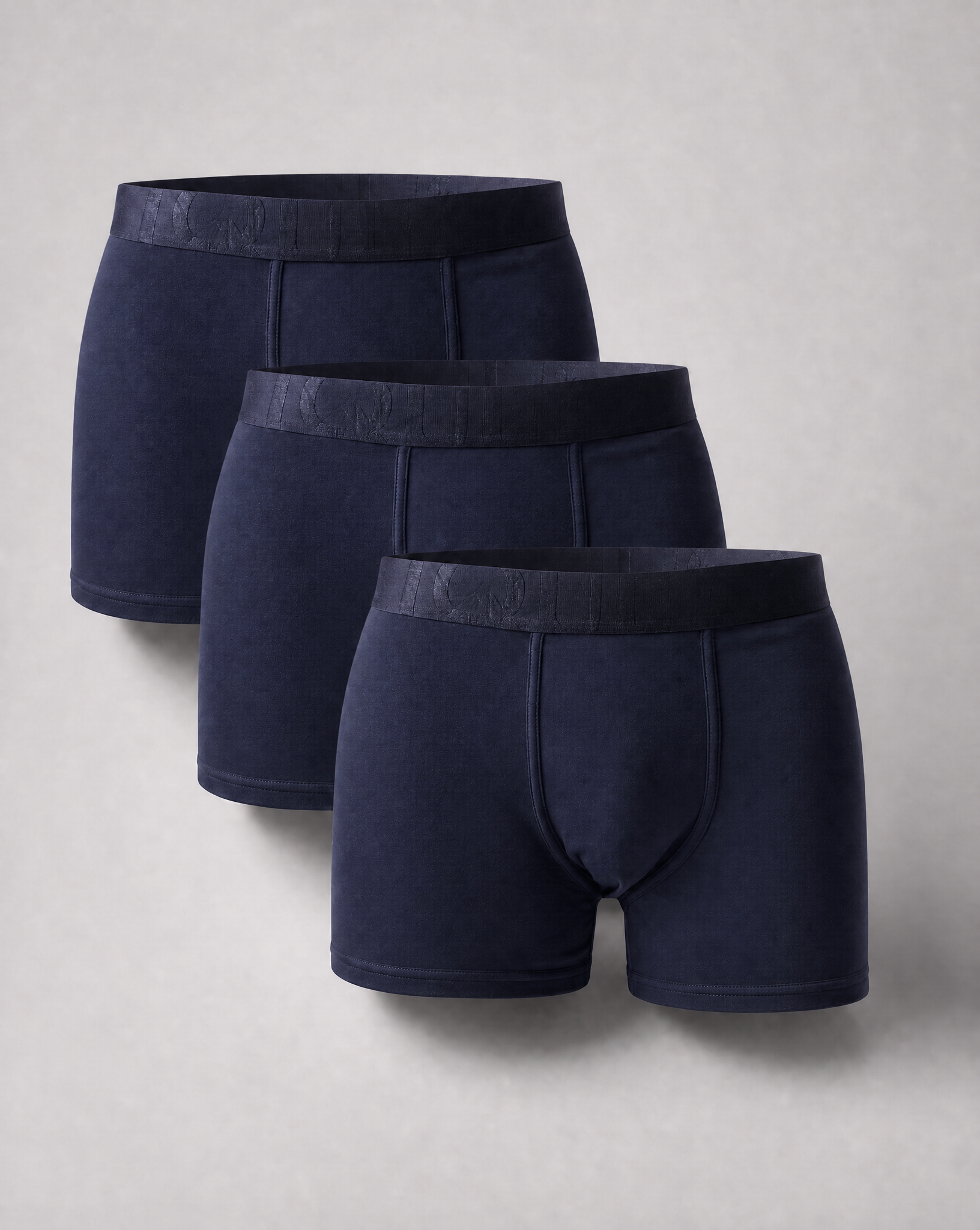 Premium Bamboo Boxers – Mörk Marin (3-Pack)-1