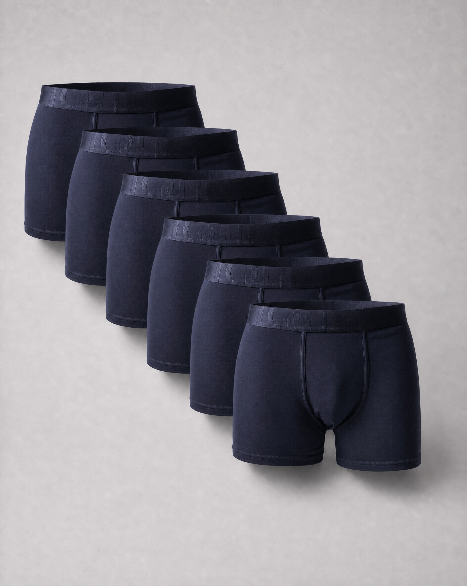 Premium Bamboo Boxers – Mörk Marin (6-Pack)-1