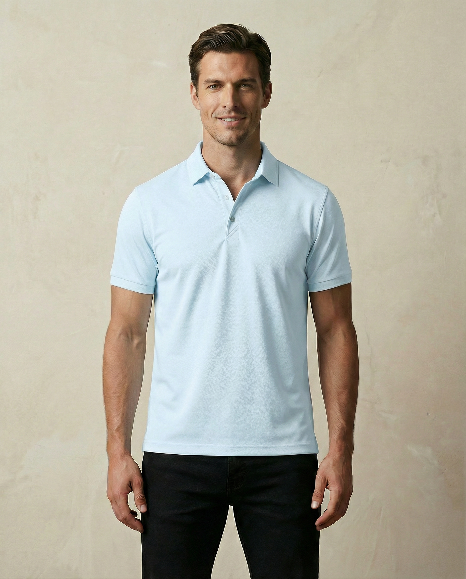 Cutter & Buck Virtue Polo Solid Herr - Himmelsblå