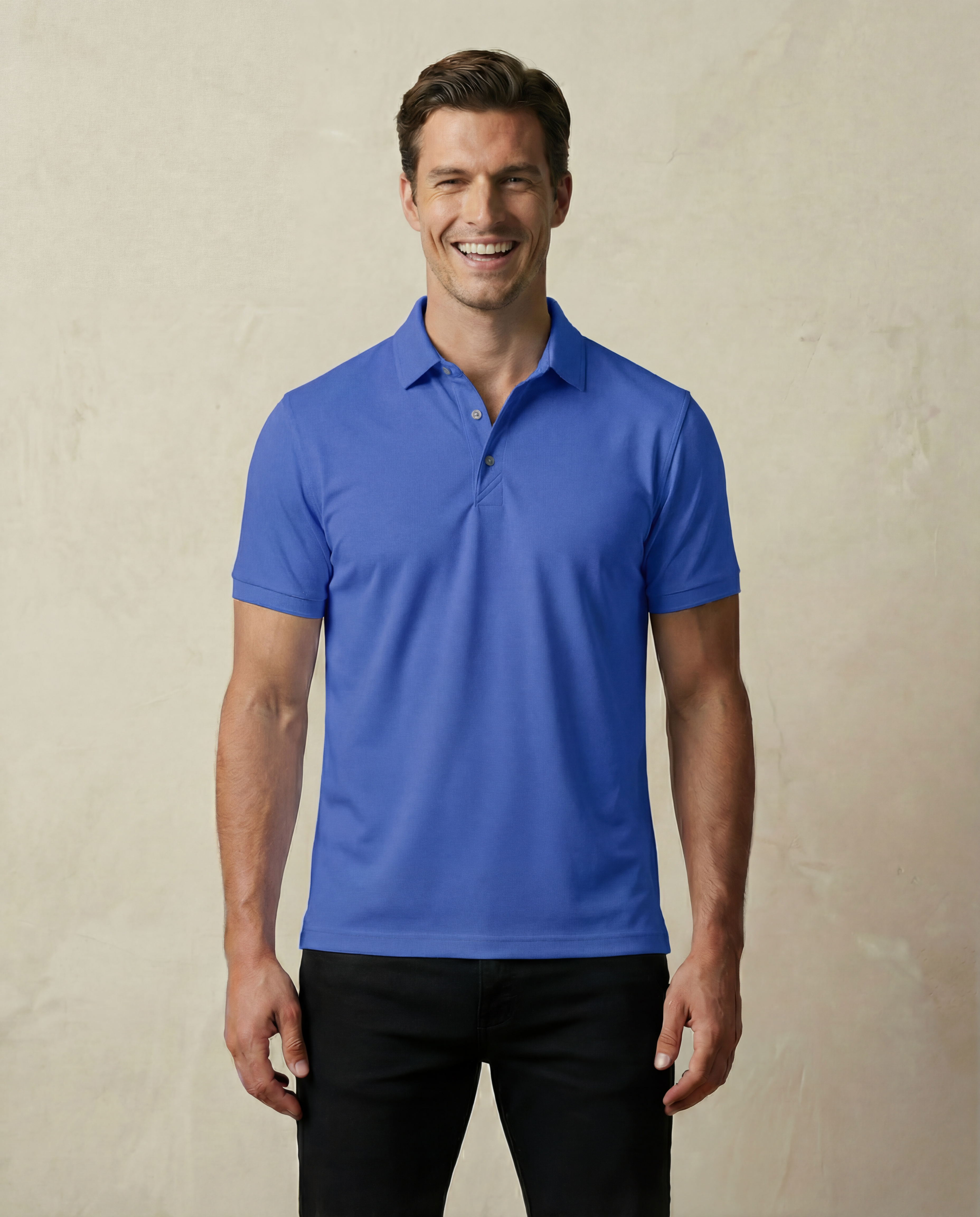 Cutter & Buck Virtue Polo Solid Herr - Royalblå