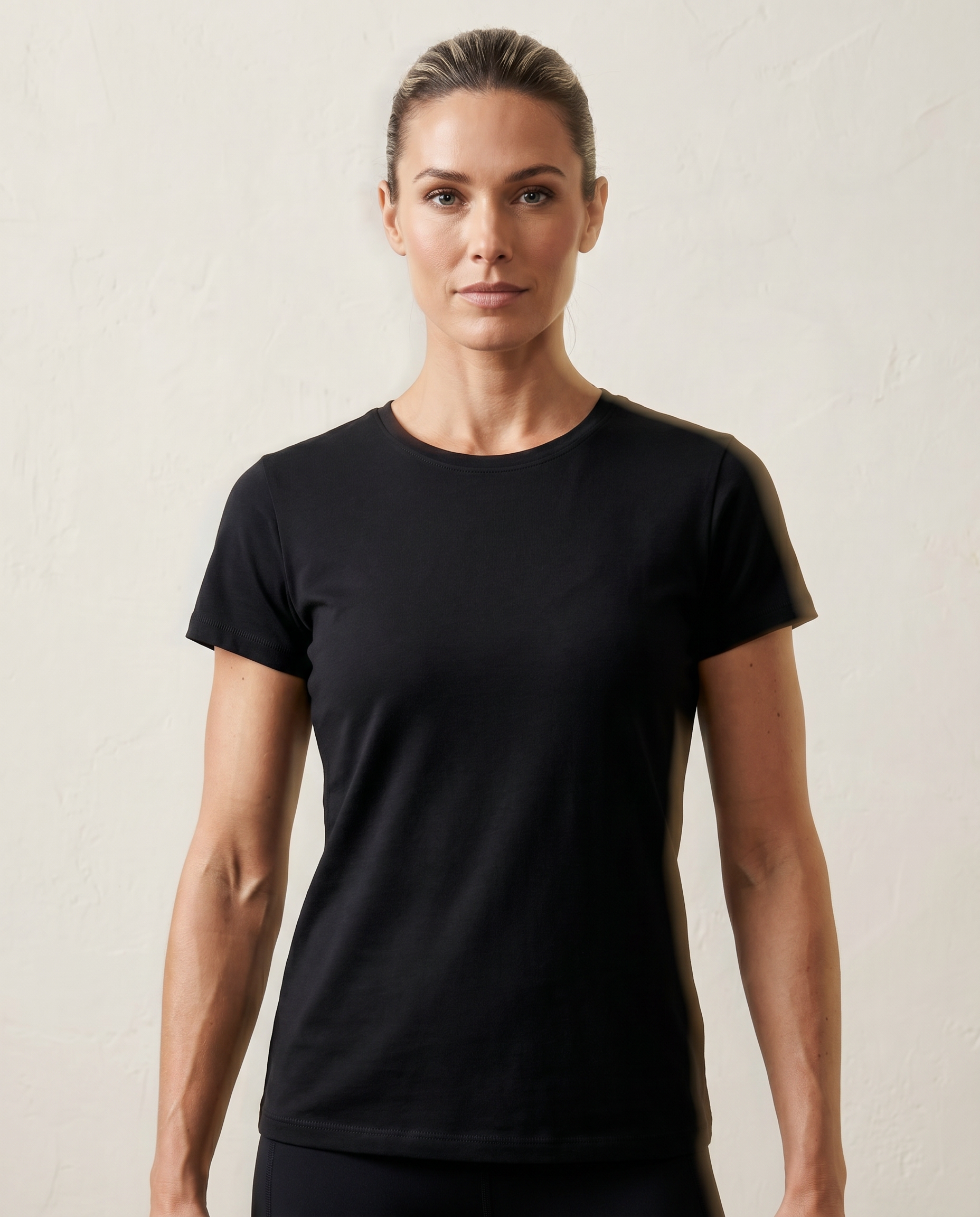 Cutter & Buck Manzanita Roundneck T-Shirt Dam - Svart
