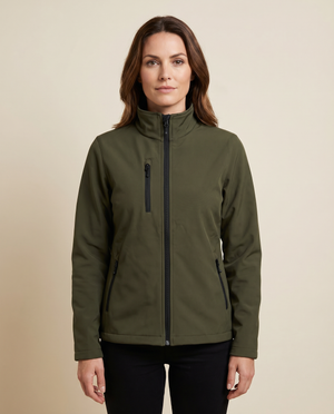 Clique Padded Softshell Jacket Dam - Dimmgrön