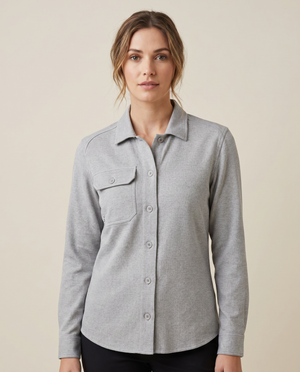 Cutter & Buck Advantage Leisure Shirt Dam - Gråmelerad