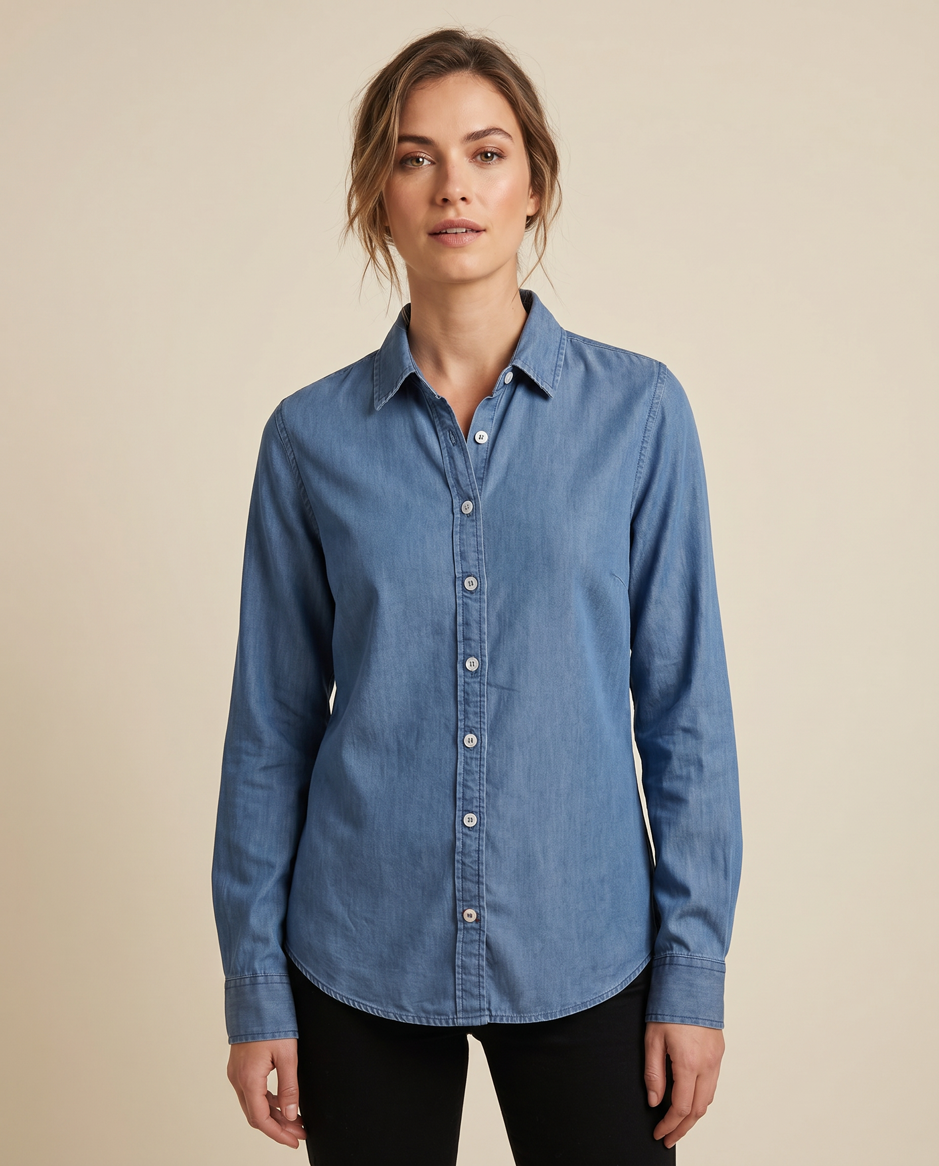 Cutter & Buck Ellensburg Denim Skjorta Dam
