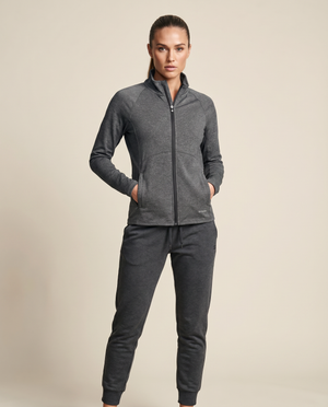 Cutter & Buck Adapt Full Zip Jacka Dam - Antracitmelerad