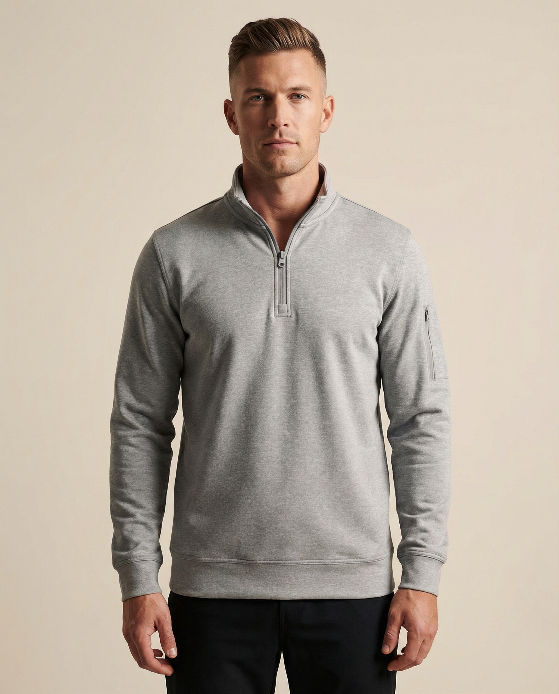 Clique Basic Active Sweatshirt Half Zip Unisex-4
