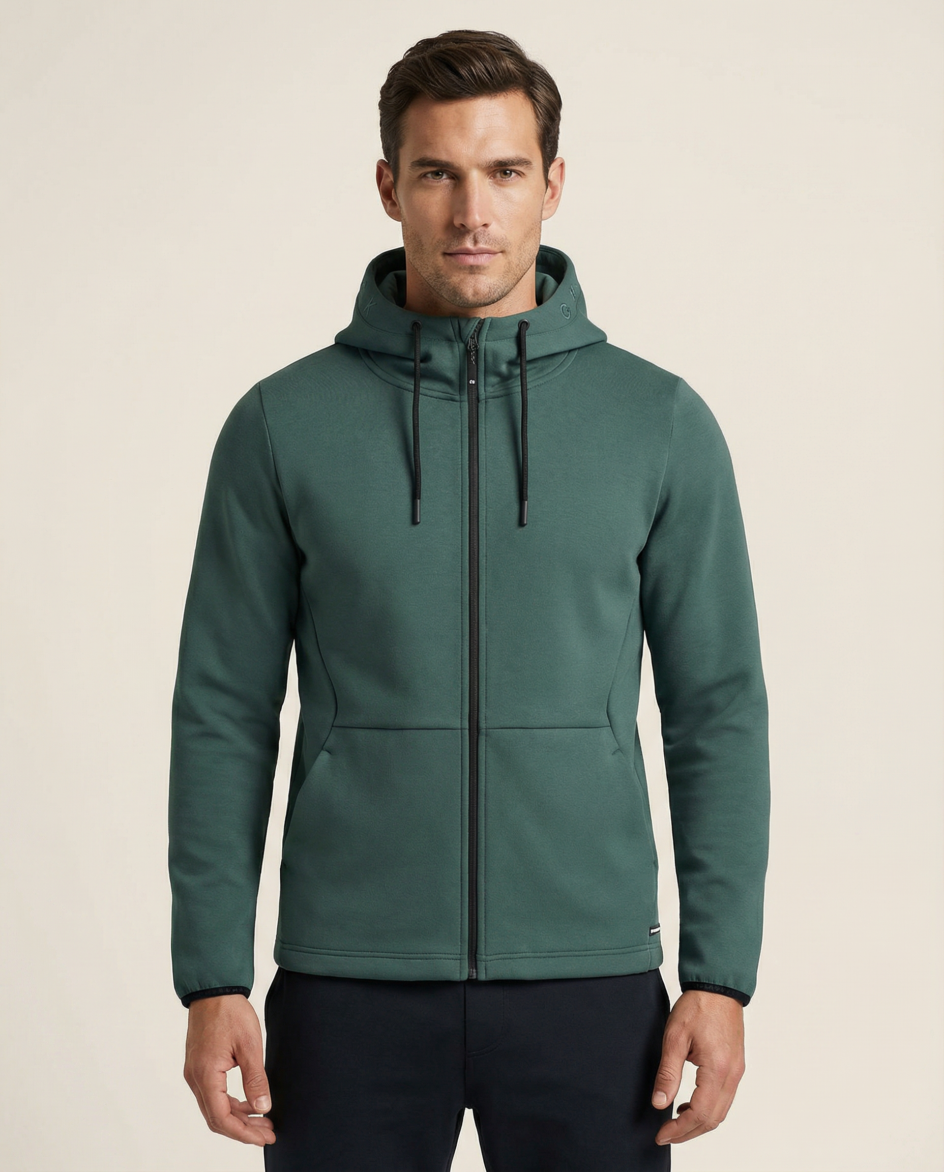 Cutter & Buck Pemberton Hoodie Full Zip Herr - Pine Green