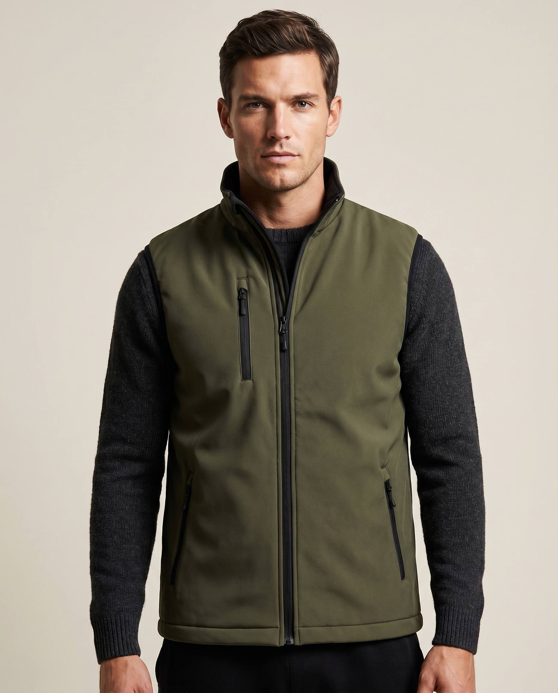 Clique Padded Softshell Väst Herr