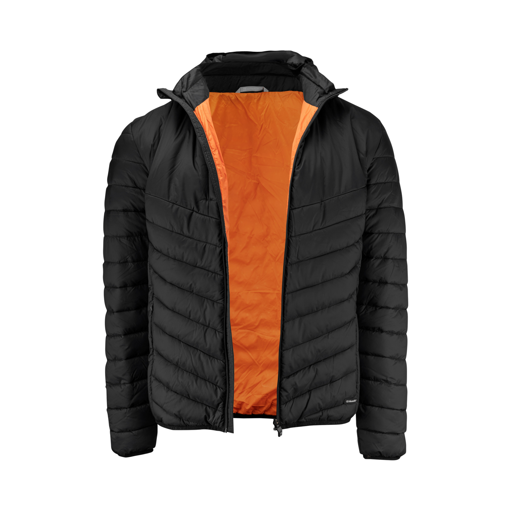 Cutter & Buck Mount Adams Jacka Herr - Black Orange-2
