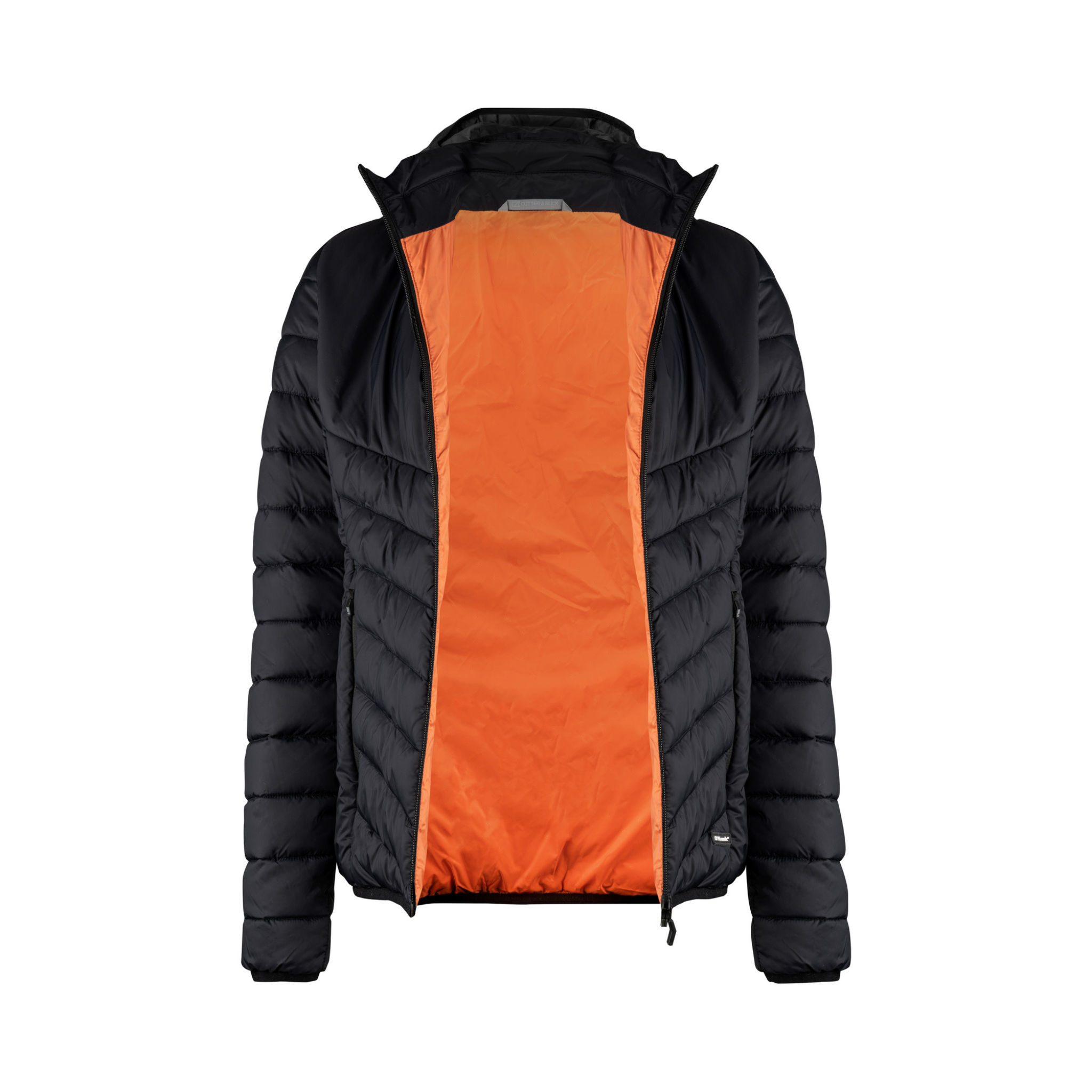 Cutter & Buck Mount Adams Jacka Dam - Black Orange-2