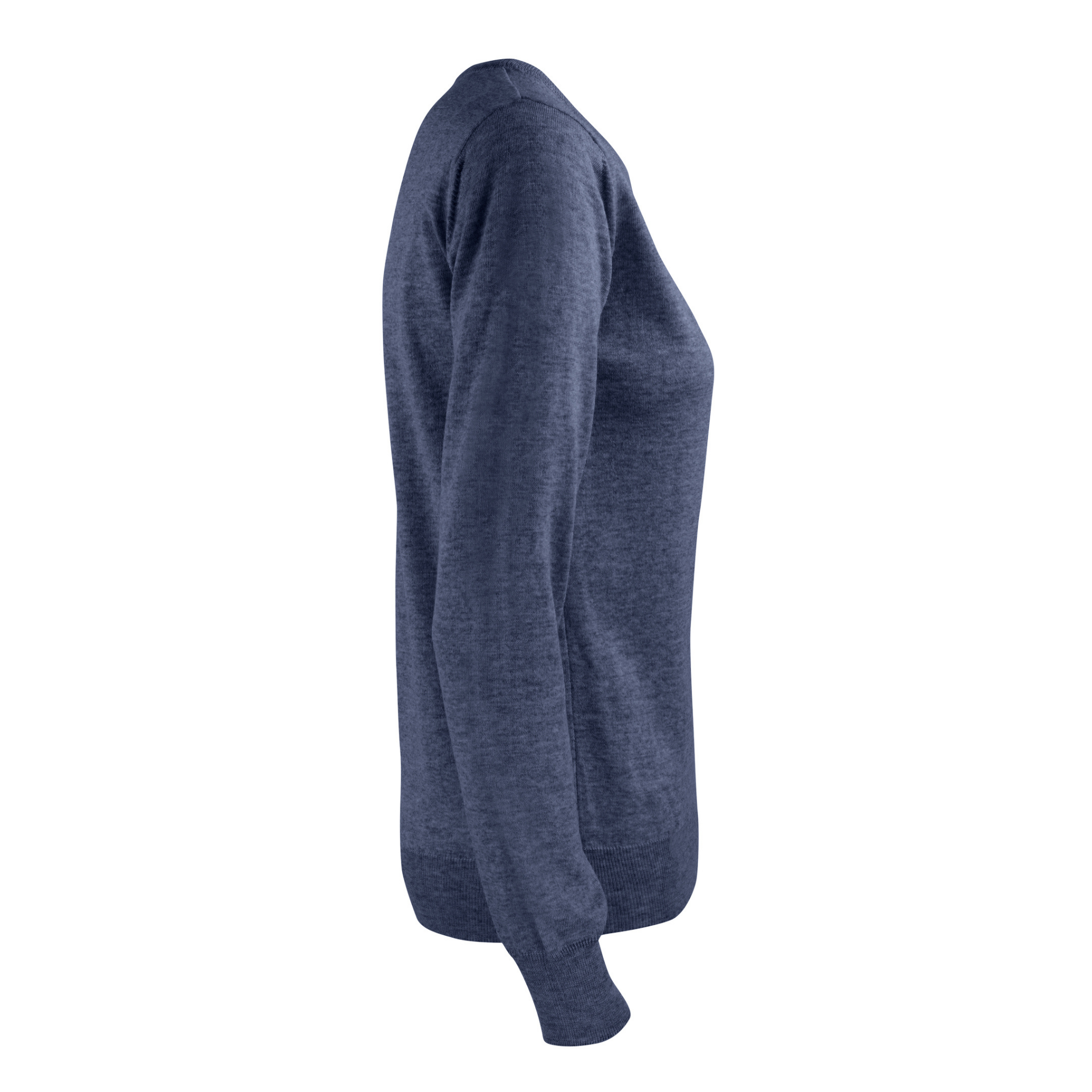Cutter & Buck Kennewick Crewneck Dam - Blåmelerad-3