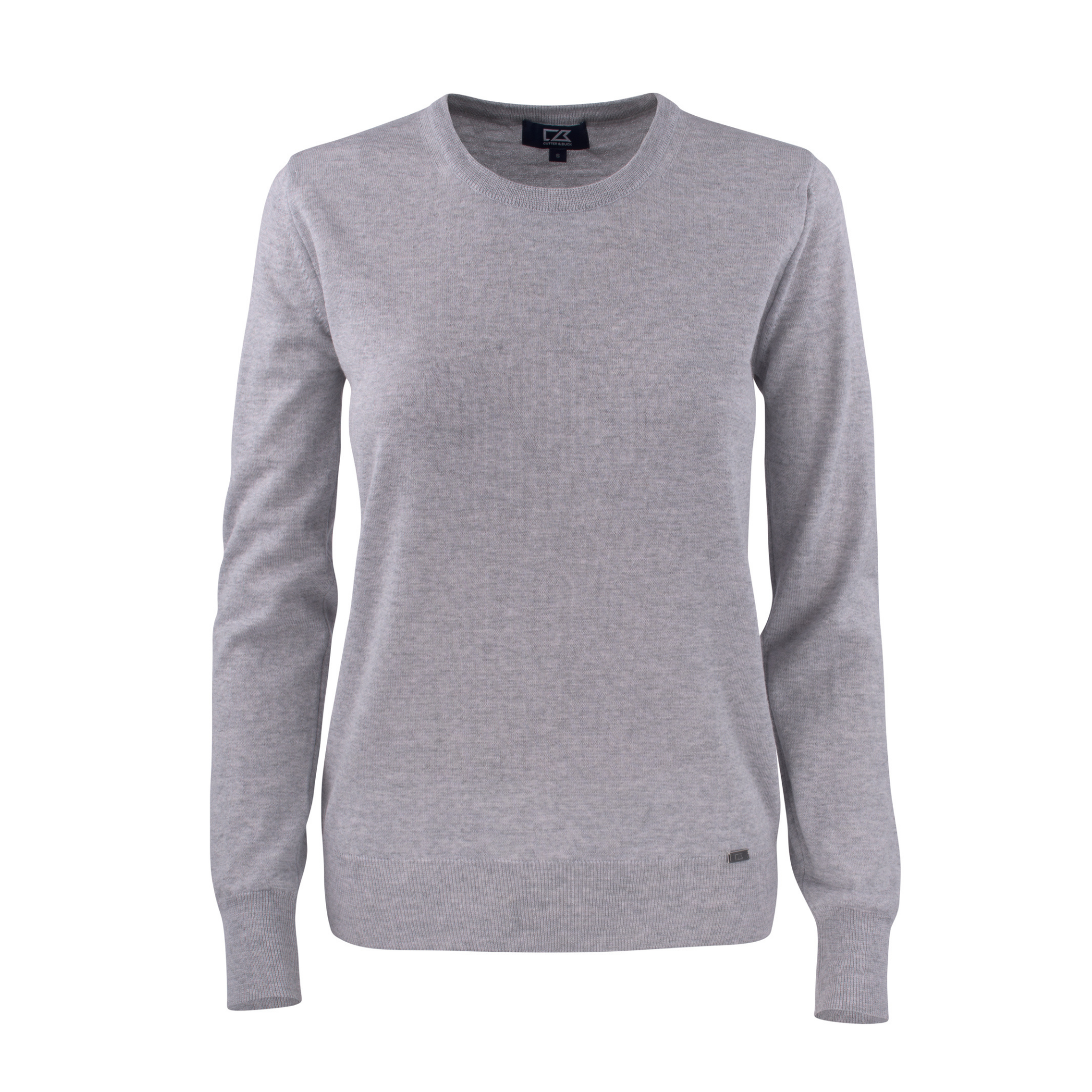 Cutter & Buck Kennewick Crewneck Dam - Gråmelerad-2