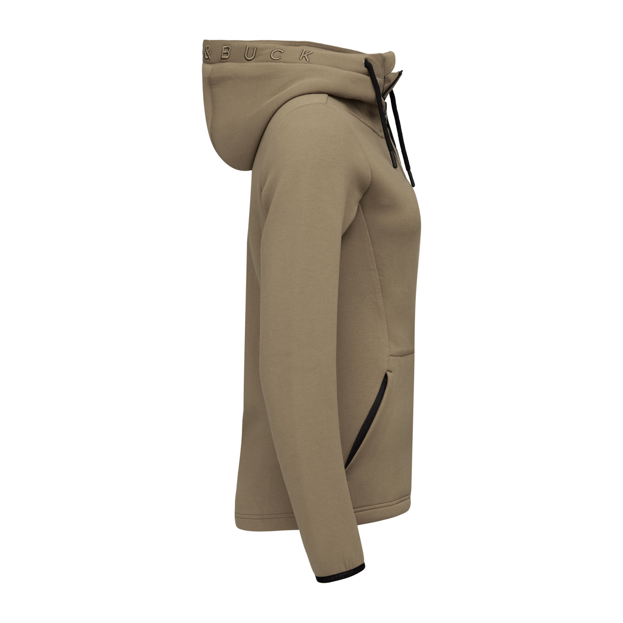 Cutter & Buck Pemberton Hoodie Full Zip Dam - Khaki-3