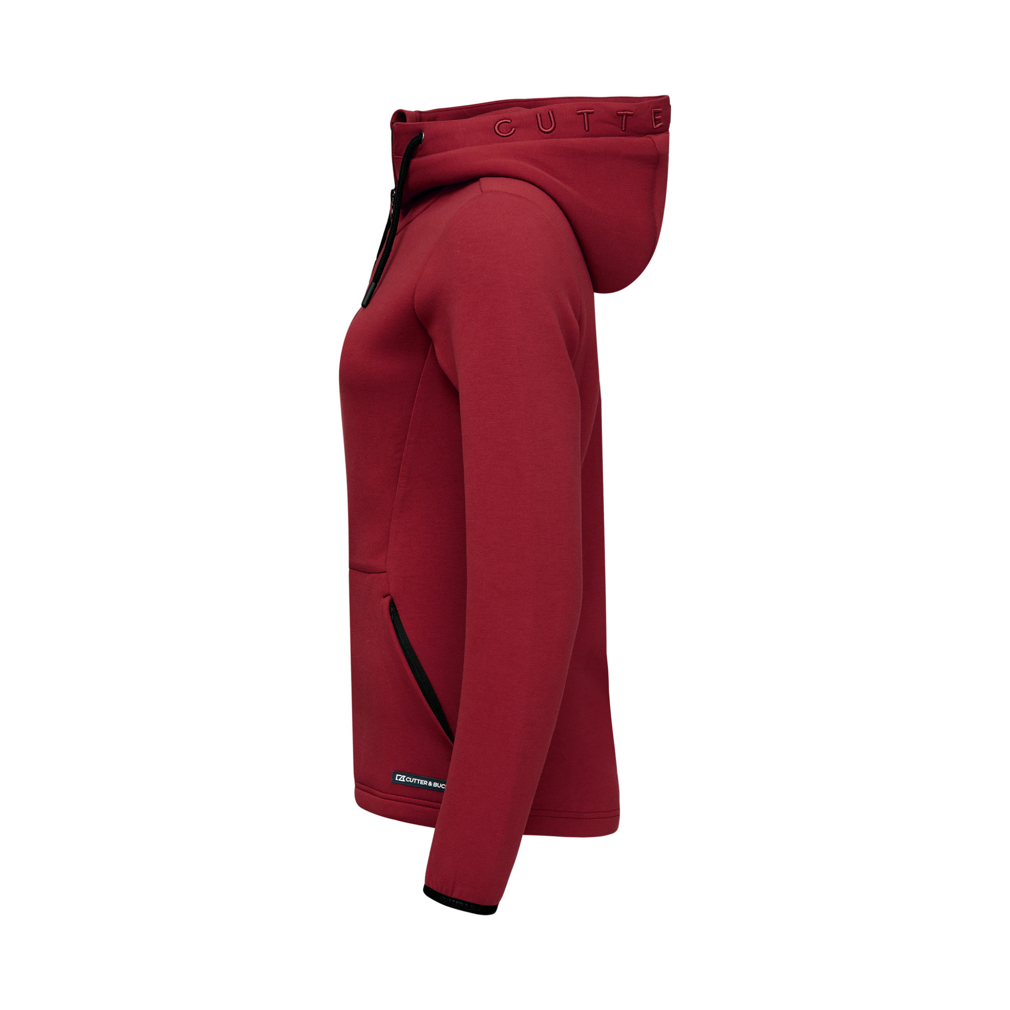 Cutter & Buck Pemberton Hoodie Full Zip Dam - Biking Red-5
