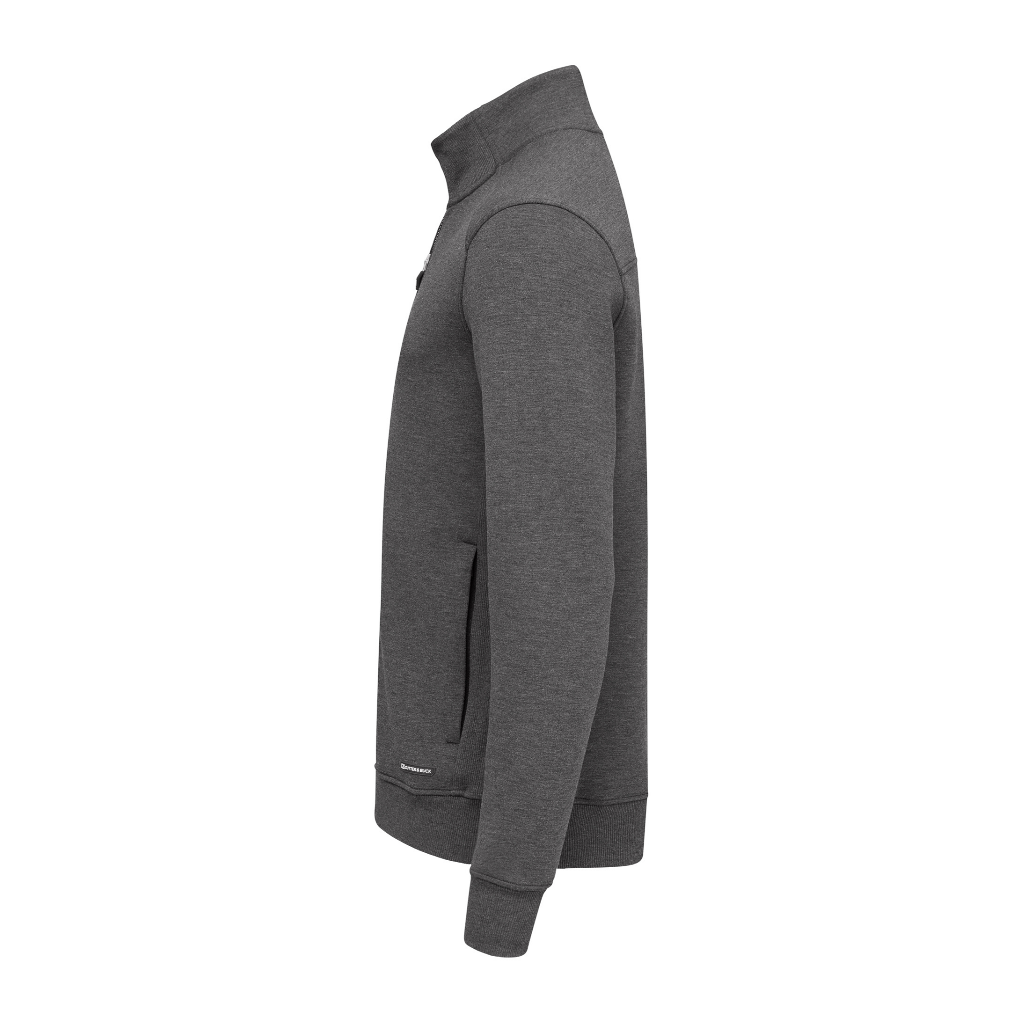 Cutter & Buck Pemberton Cardigan Herr - Antracitmelerad-5