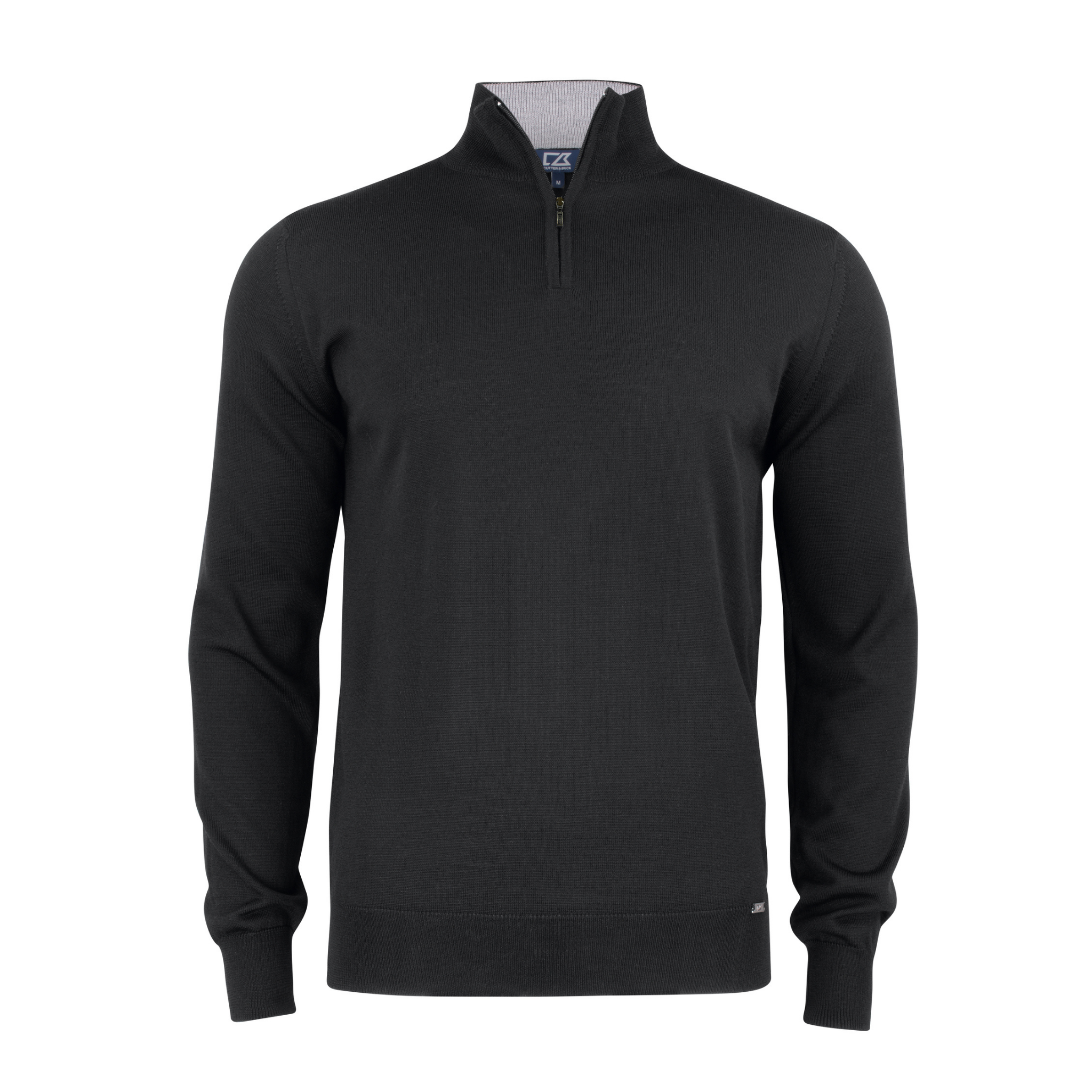 Cutter & Buck Everett Half Zip Sweatshirt Herr - Svart-2