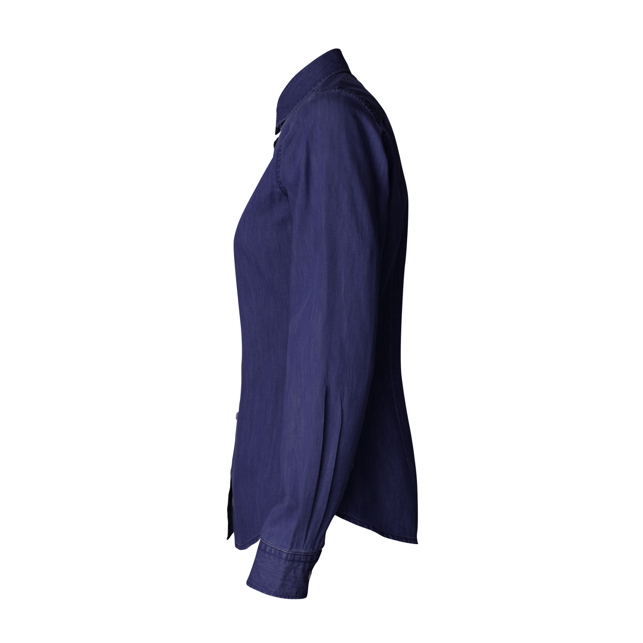 Cutter & Buck Ellensburg Denim Skjorta Dam - Dark Indigo-5