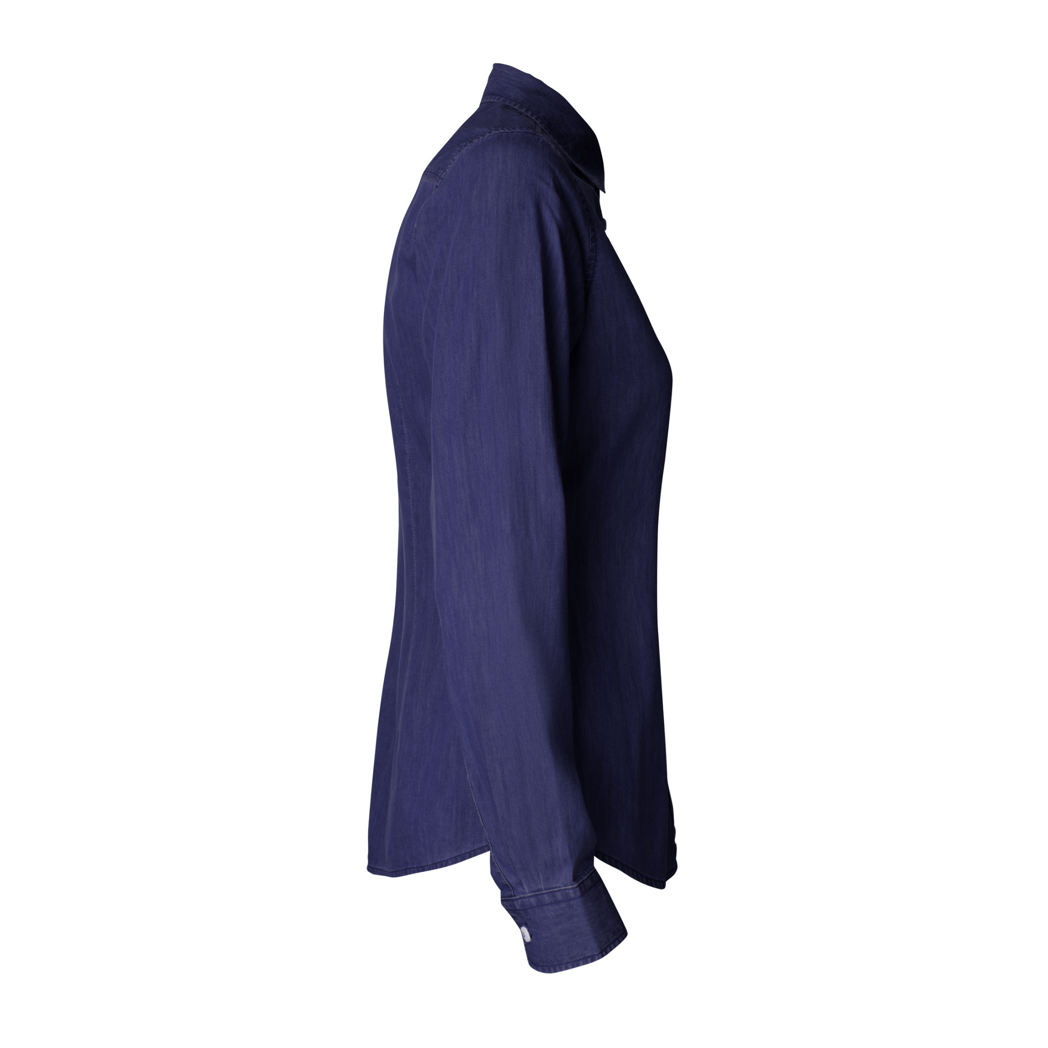 Cutter & Buck Ellensburg Denim Skjorta Dam - Dark Indigo-3