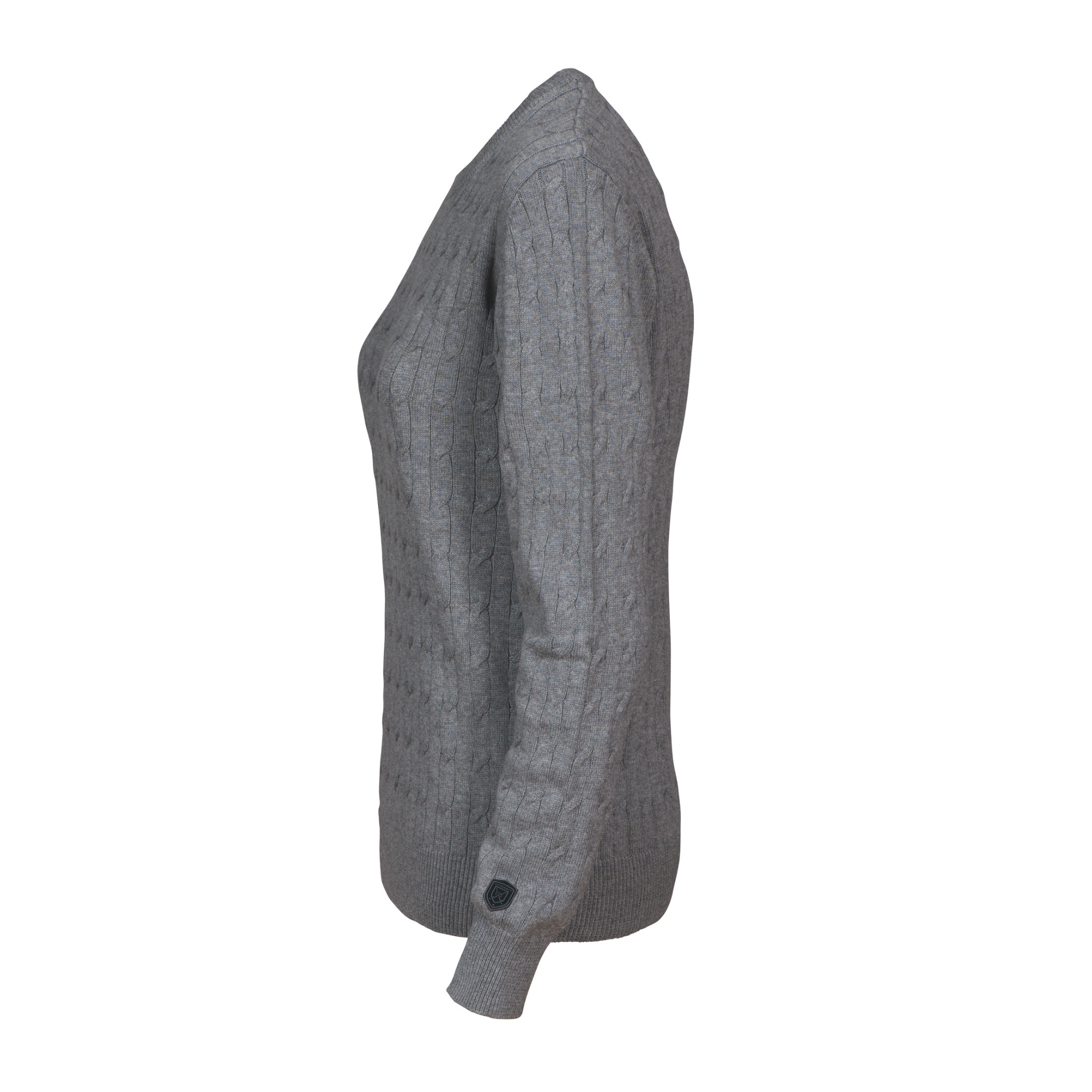 Cutter & Buck Blakely Knitted Sweater Dam - Gråmelerad-4