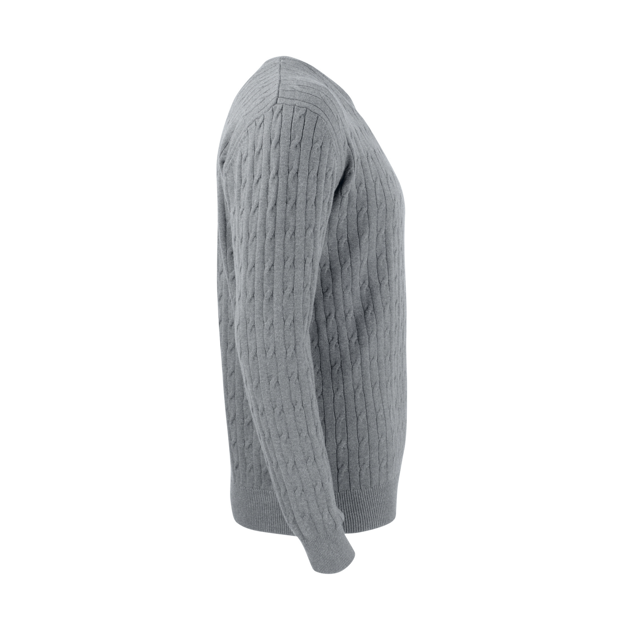 Cutter & Buck Blakely Knitted Sweatshirt Herr - Gråmelerad-3