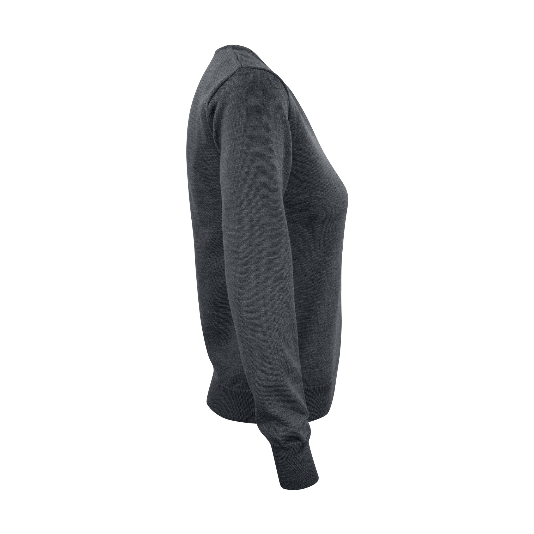 Cutter & Buck Everett V-neck Dam - Antracitmelerad-3