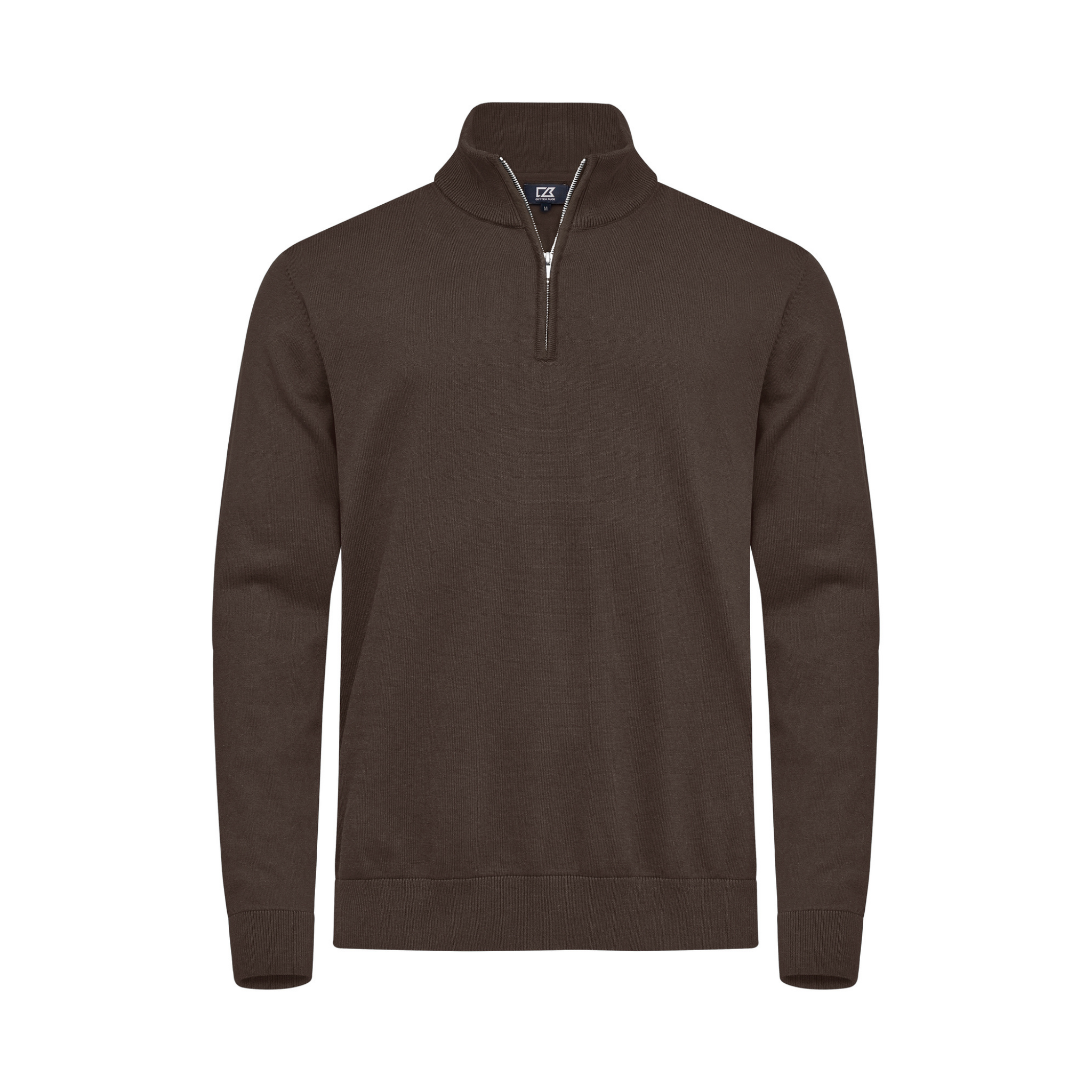 Cutter & Buck Oakville Half Zip Herr - Dark Mocca